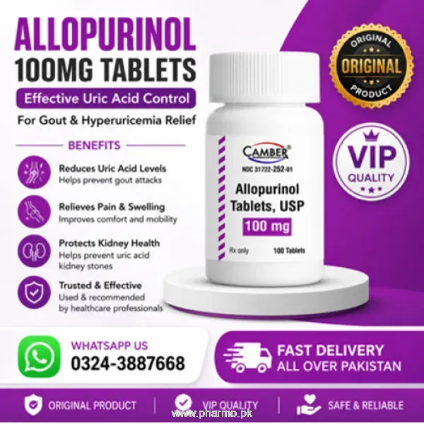 Allopurinol 100Mg Tablets Price in Pakistan 