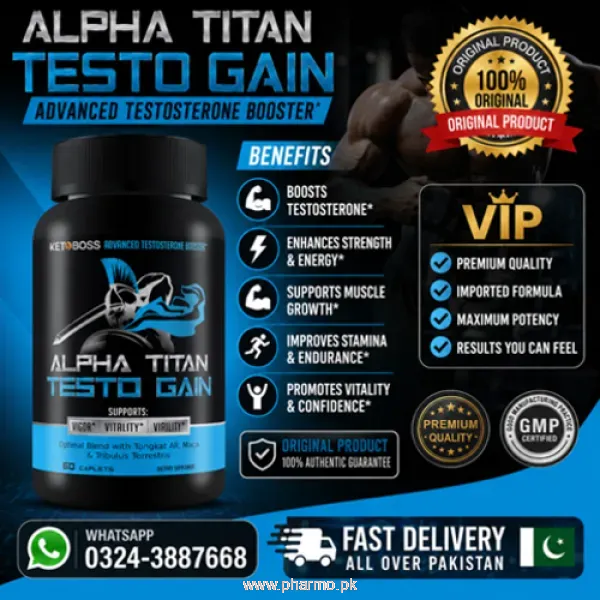 Alpha Titan Testo Gain Price in Pakistan