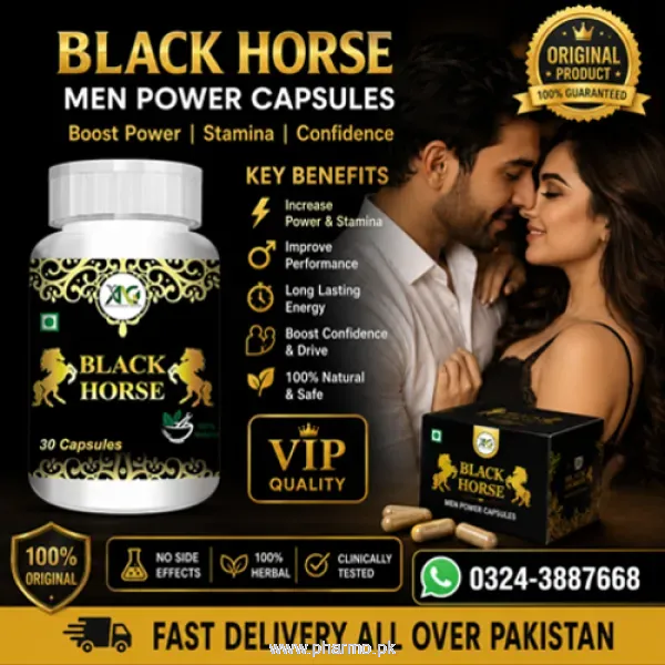 Black Horse Men Power Capsules Price in Pakistan