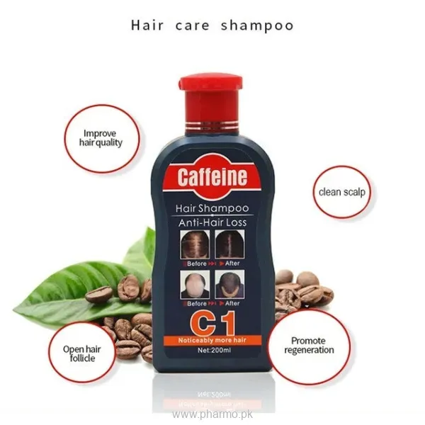 Caffeine Hair Shampoo Anti Hair Loss in Pakistan