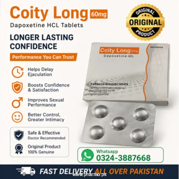 Coity Long Dapoxetine HCL Tablets