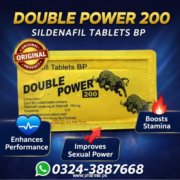 Double Power 200mg Tablet Price in Pakistan