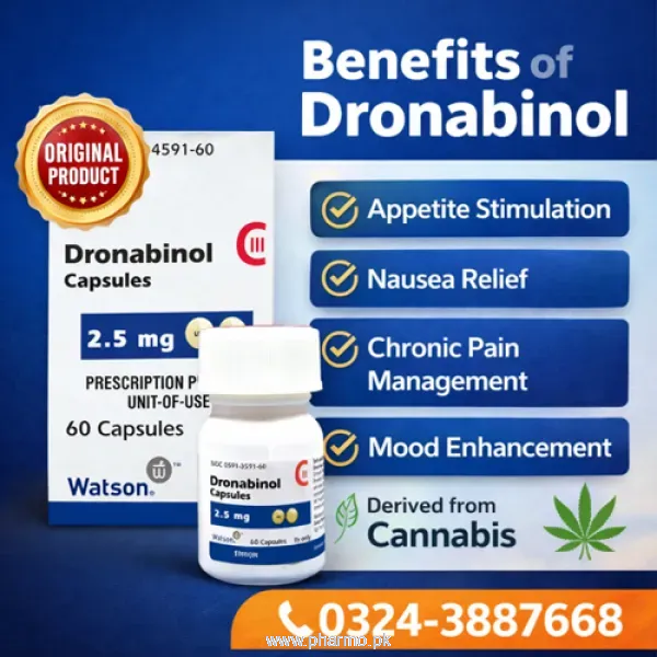 Dronabinol Capsule 2.5 mg Price in Pakistan