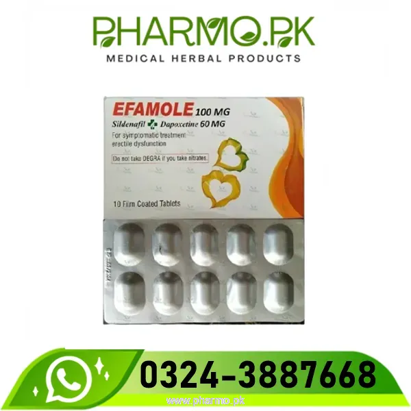 Efamole Dapoxetine Tablets Price in Pakistan
