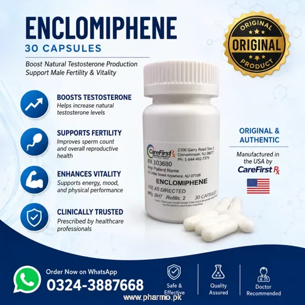 Enclomiphene Capsules Price in Pakistan