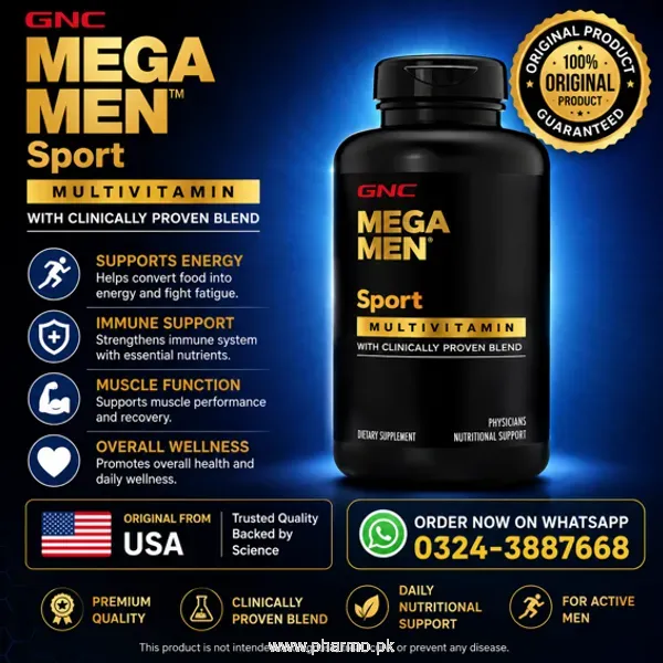 GNC Mega Men Sport Multivitamin Price in Pakistan