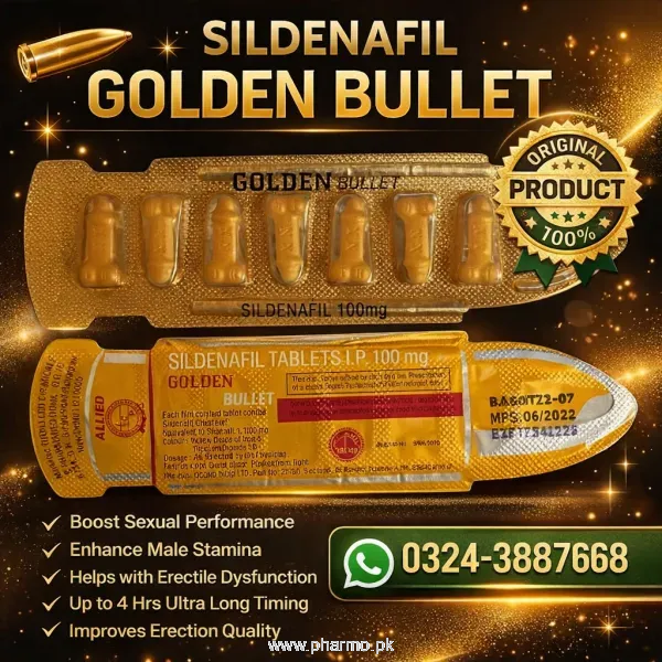 Golden Bullet Sildenafil Tablets Price in Pakistan
