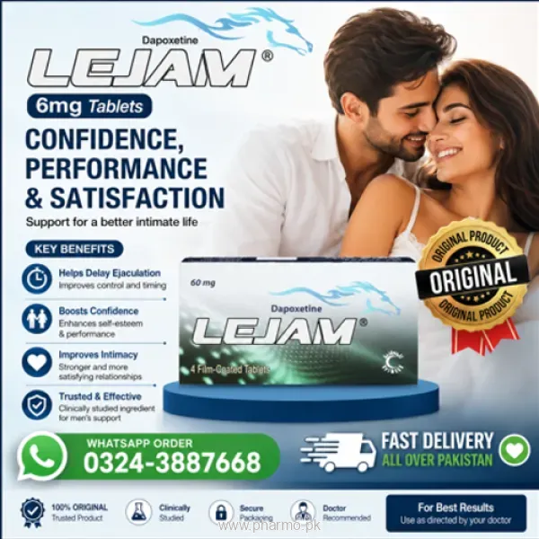 Lejam Dapoxetine 60mg Tablets