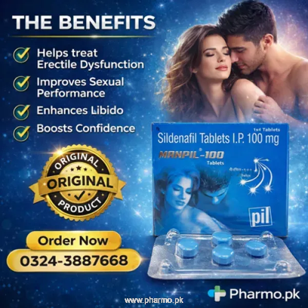 Manpil 100 MG Tablets Price in Pakistan