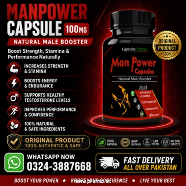 Manpower Capsule 100Mg In Pakistan