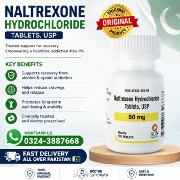 Naltrexone Hydrochloride Tablets Price in Pakistan