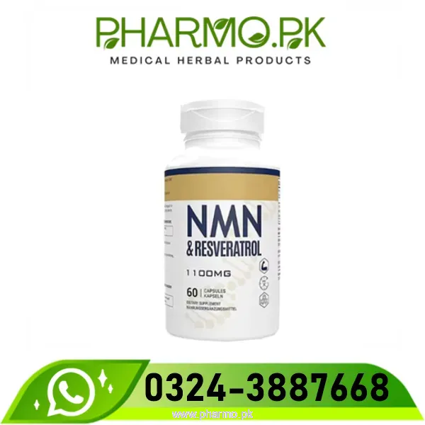 NMN & Resveratrol 60 Capsules 1100mg Price in Pakistan