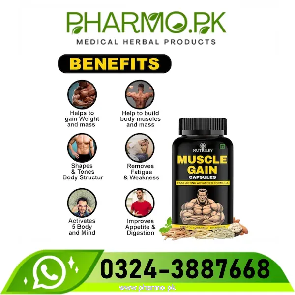 Nutriley Muscle Gain Capsules Price in Pakistan