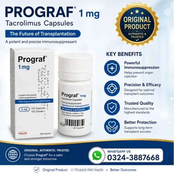 Prograf 1 Mg Capsules Price in Pakistan