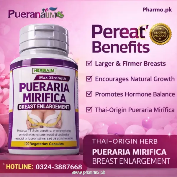Pueraria Mirifica Breast Enlargement Capsules Price in Pakistan