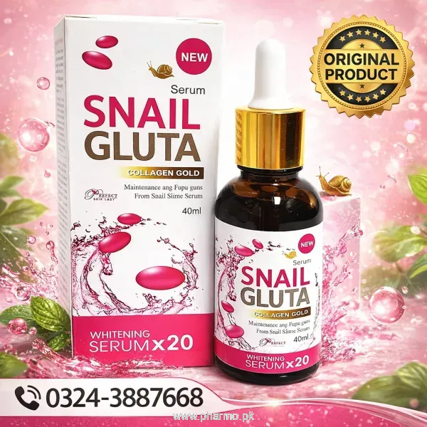 Snail Gluta Collagen Gold Whitening Serum Price in Pakistan