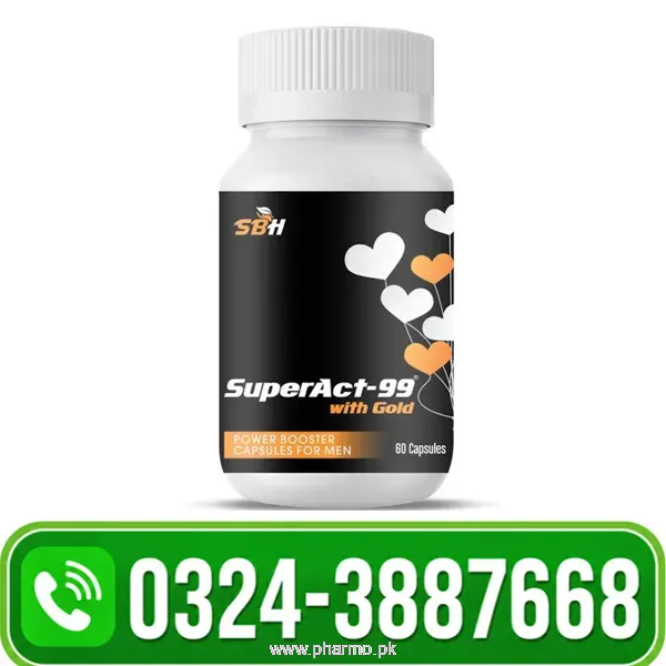 Super Act-99 With Gold Men’s Power Capsules Price in Pakistan