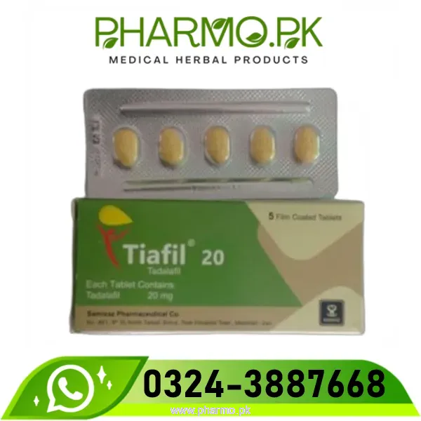 Tiafil Tadalafil 20mg Tablets Price in Pakistan