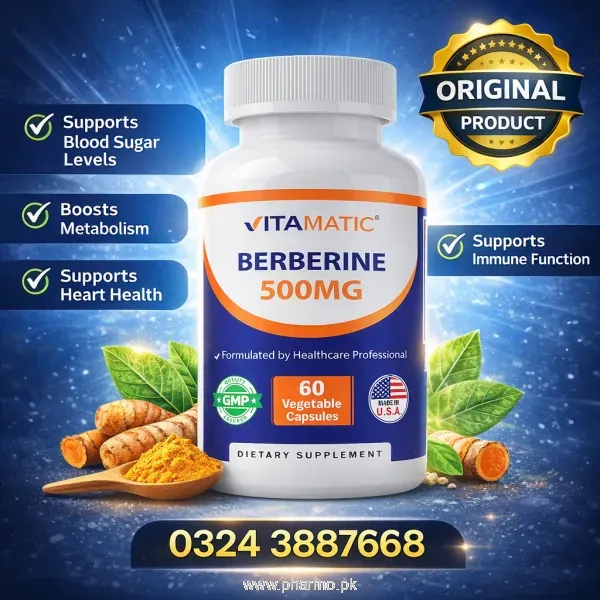 Vitamatic Berberine Supplement 500mg Price in Pakistan
