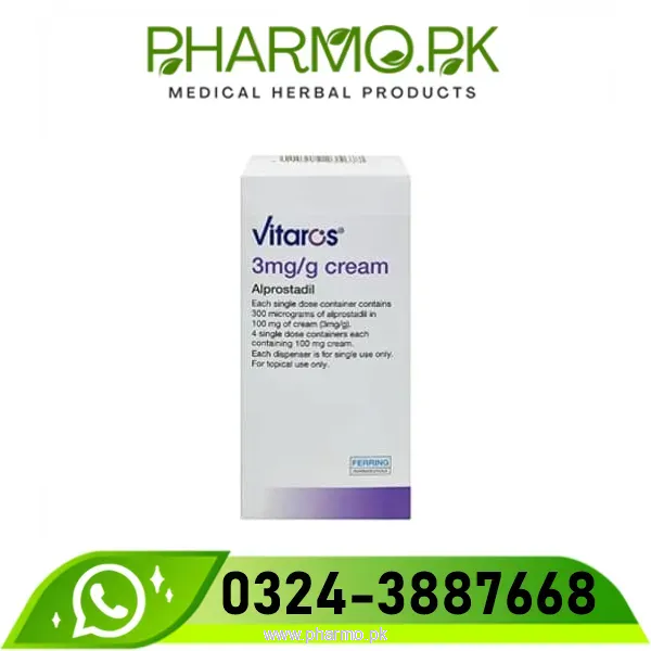 Vitaros Cream Price in Pakistan