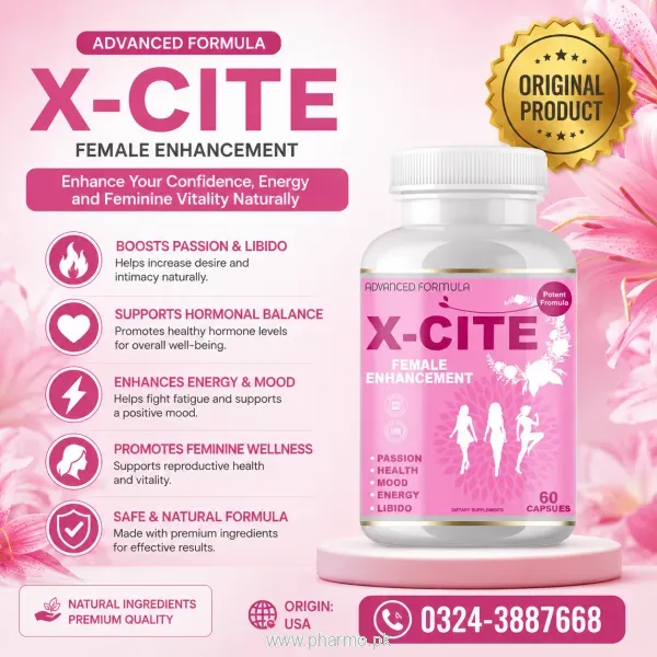 X Cite Female Enhancement Supplement Price in Pakistan