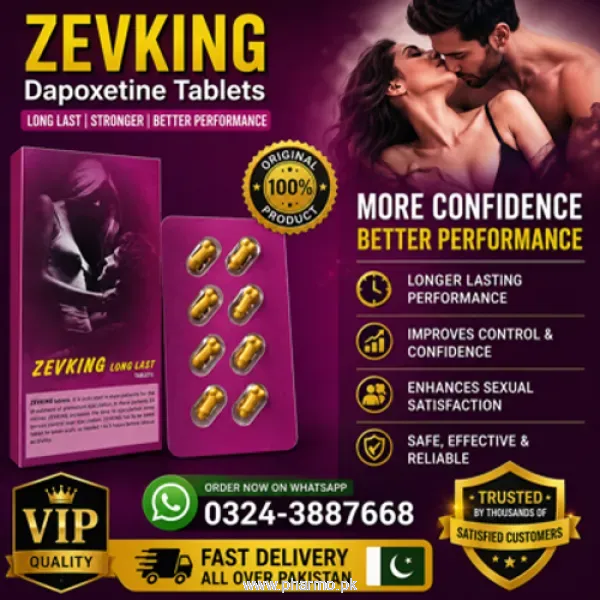 Zevking Dapoxetine Tablets in Pakistan